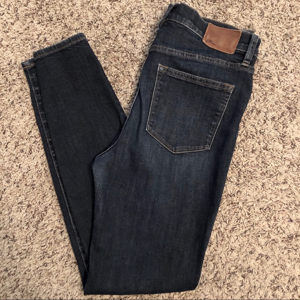 J Crew jeans high waisted dark wash